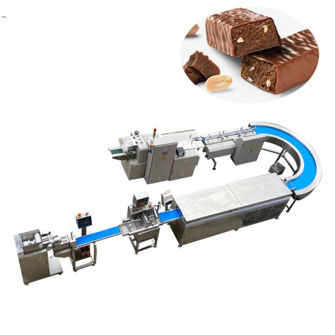 Schokoladeüberzogene Energie-Protein-Stange der Frucht-P307, die Maschine 0 herstellt